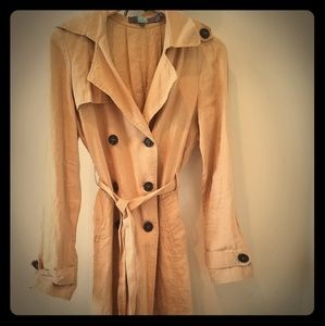 Anthropologie Eva Franco Trench coat S